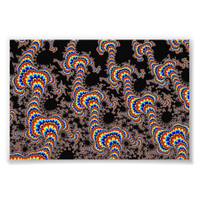 Colour Run - Fractal Art Photo Print (Front)