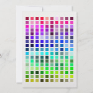 Colour Sample Invite10 Invitation