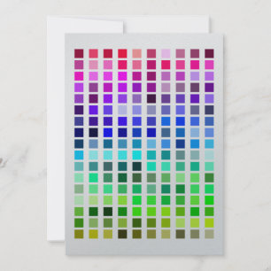 Colour Sample Invite12 Invitation