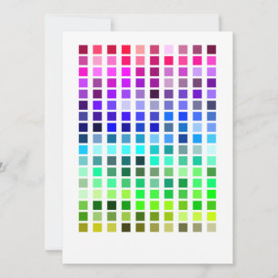 Colour Sample Invite6 Invitation