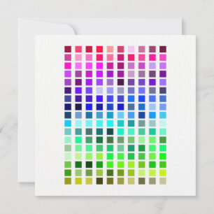 Colour Sample Invite8 Invitation