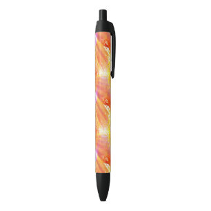 colour seamless art background yellow, orange black ink pen