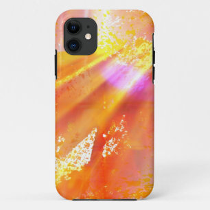 colour seamless art background yellow, orange iPhone 11 case