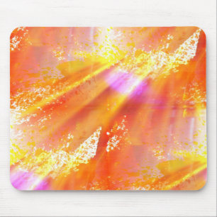 colour seamless art background yellow, orange mouse mat