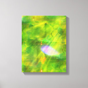 colour seamless background green, yellow canvas print