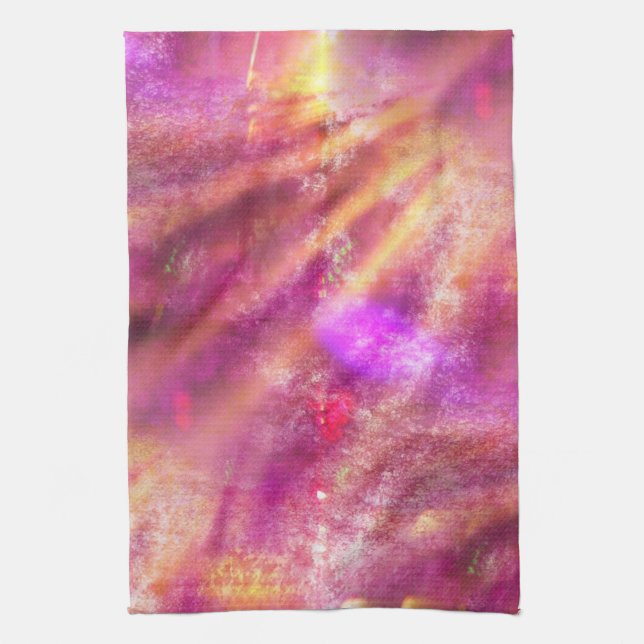 colour seamless background purple, pink tea towel (Vertical)