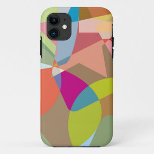 colour shapes iPhone 11 case