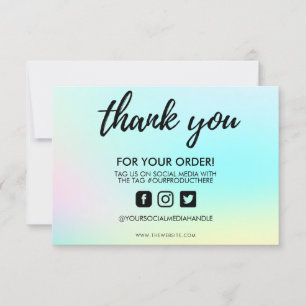 Colour Shift Thank you Media Insert