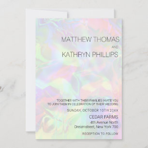 Colour Shift Wedding Invitation