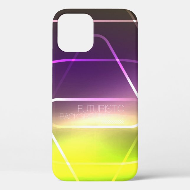 Colour shiny neon lights background with abstract  Case-Mate iPhone case (Back)