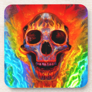 Colour Skull Coaster