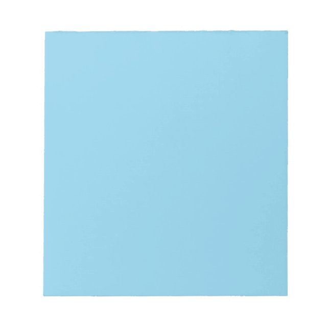 colour sky blue notepad (Front)