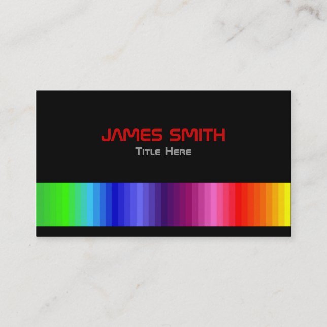 Colour Spectrum Business Card (Front)