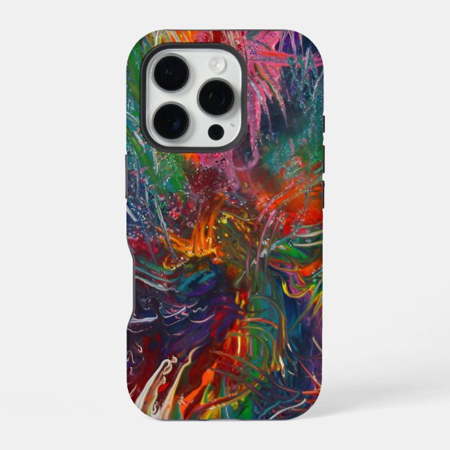 Colour Spectrum Pinwheel iPhone Case (Back)