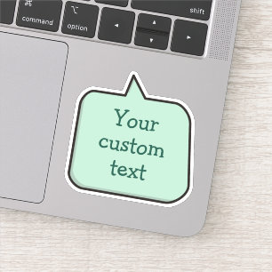 Colour Speech Bubble Sticker