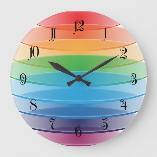 Colour sphere large clock (Front)
