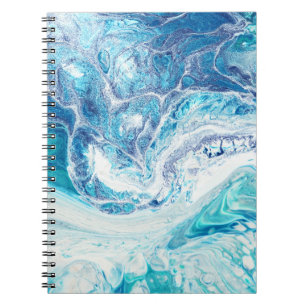 Colour Splash: Acrylic Abstract Background Notebook