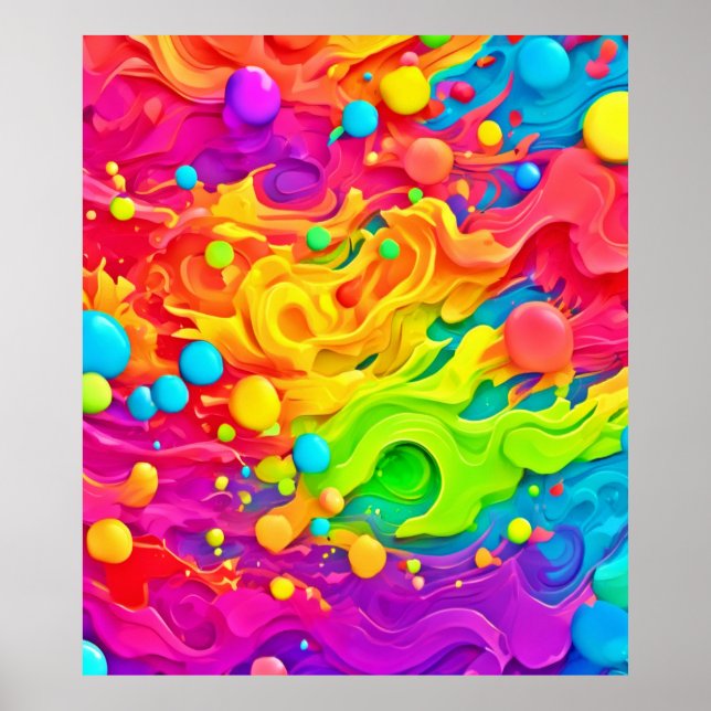  Colour Splash Backdrop Poster (Front)