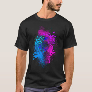 Colour Splash Big Cat White Tiger Women's Men's T-Shirt