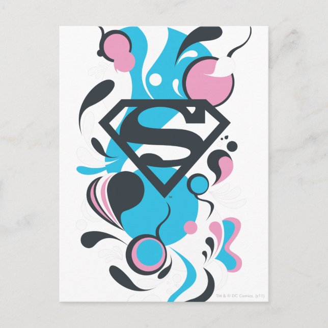 Colour Splash Blue Postcard (Front)