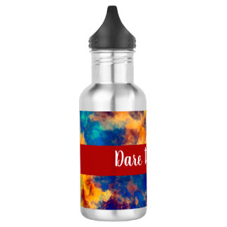 Colour Splash Blue Red Yellow Teal Multi Colour 532 Ml Water Bottle