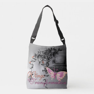 Colour Splash Butterfly Still Life Photograph Crossbody Bag