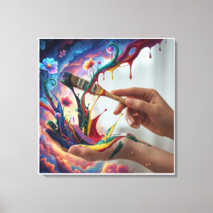 Colour Splash –by Nexa Hub Canvas Print