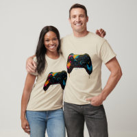Colour Splash Game Controller Sticker