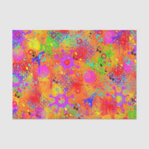 Colour Splash Graffiti Tissue Paper