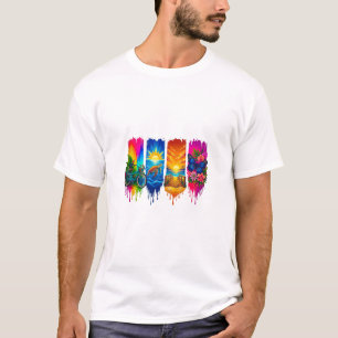 Colour Splash Men’s T-Shirt 🎨🔥✨ Bold Street Ar