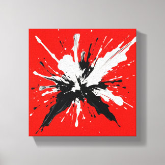 Colour Splash Painting Canvas Print