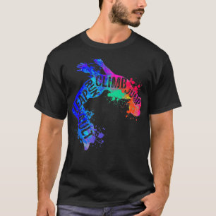 Colour Splash Parkour Backflip Free Running T-Shirt