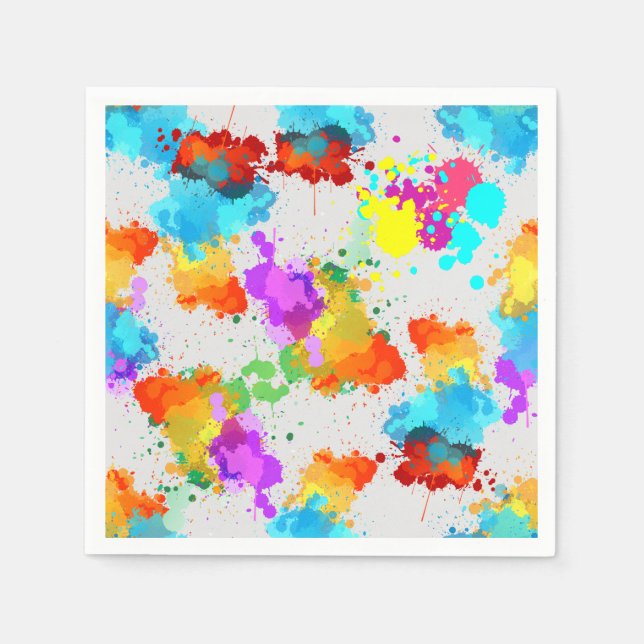 Colour Splash Pattern CC01 Napkin (Front)