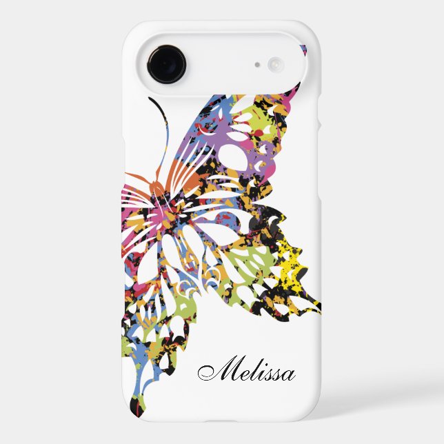 Colour Splashed Butterfly iPhone 6 case (Back)