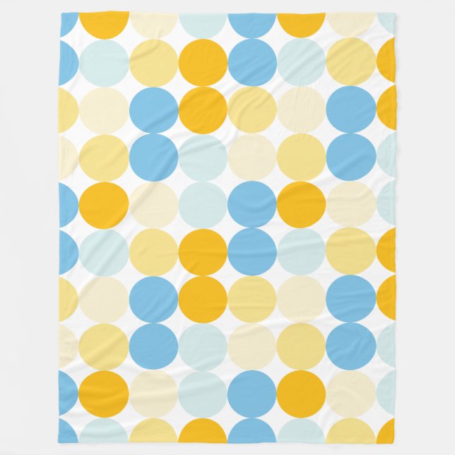 Colour Spots 02 Fleece Blanket (Front)