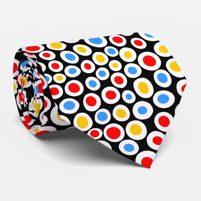 Colour Spots Pattern 230515 Tie (Rolled)