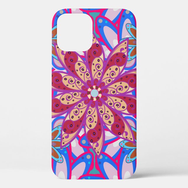 Colour Spring Theme seamless pattern Background. C Case-Mate iPhone Case (Back)