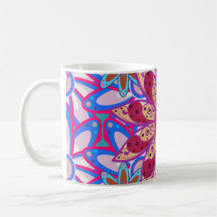 Colour Spring Theme seamless pattern Background. C Coffee Mug