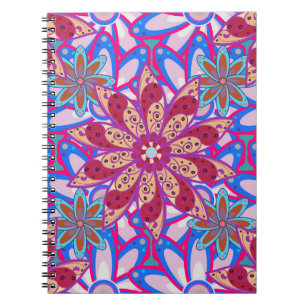 Colour Spring Theme seamless pattern Background. C Notebook