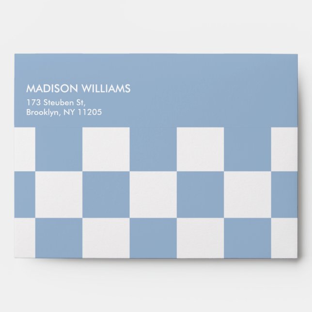 Colour Square Modern Minimalist Simple Envelope (Front)