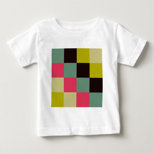 Colour Squares Baby T-Shirt (Front)