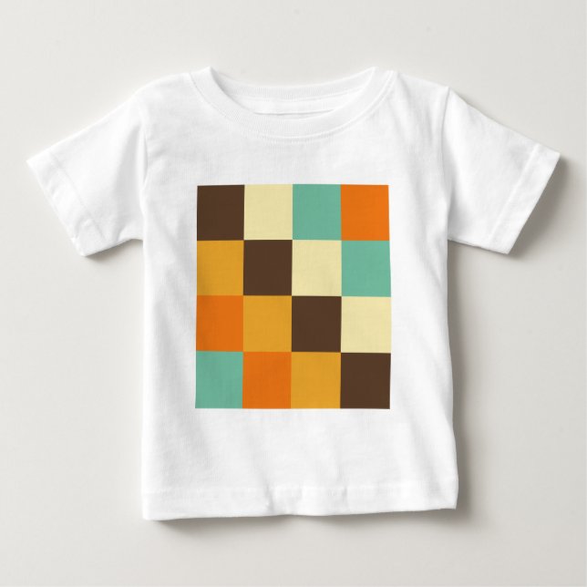 Colour Squares Baby T-Shirt (Front)