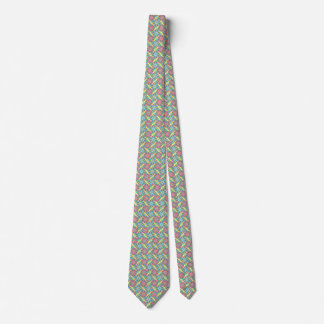 colour squares diamond tie