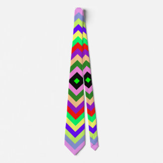 colour squares diamond tie