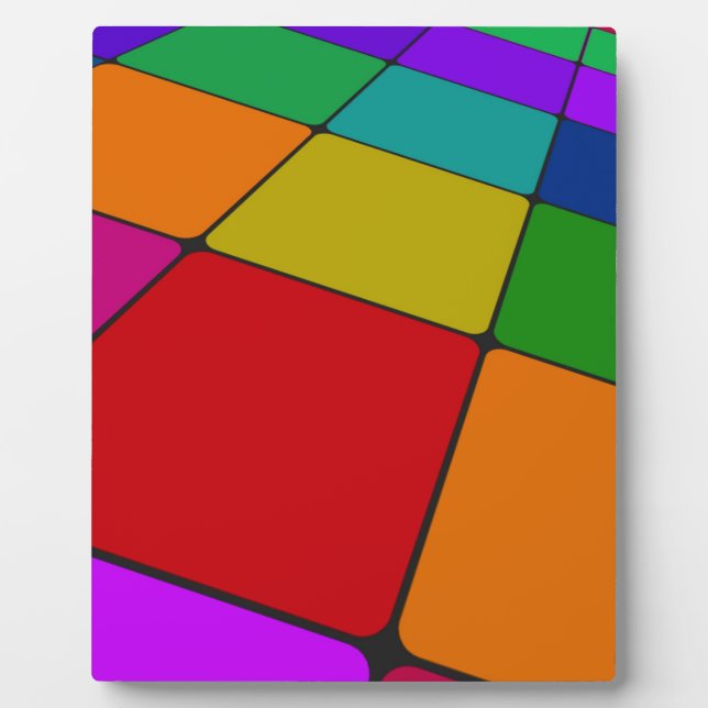Colour Squares Plaque (Front)