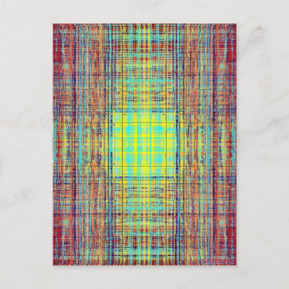 Colour String Cube Postcard
