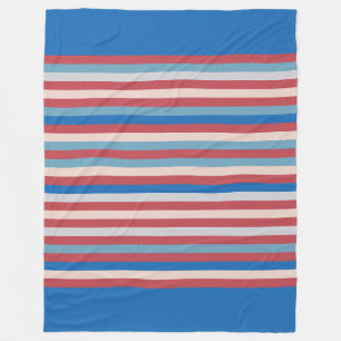 Colour Striped 121214 Fleece Blanket