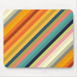 colour stripes colourful pastel 002 mouse mat
