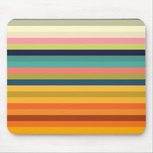 colour stripes colourful pastel 002 mouse mat