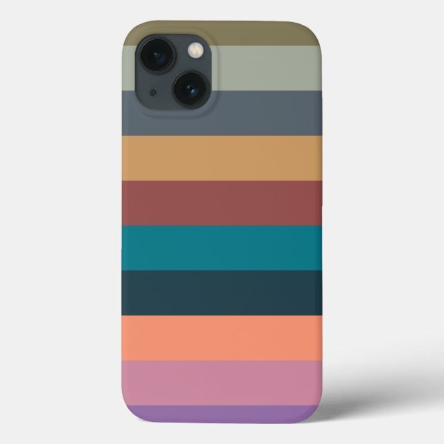 colour stripes colourful pastel Case-Mate iPhone case (Back)